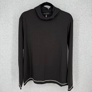 Cloak Brand Hooded Long Sleeve Shirt Size 2XL Black Casual Graphic Lightweight